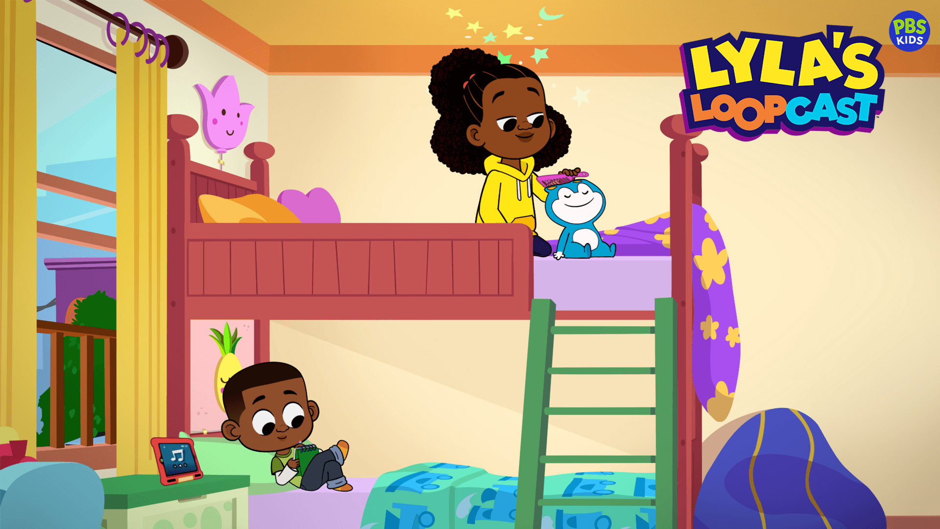 Lyla and Stu help Luke come up with a way to make their mom laugh.