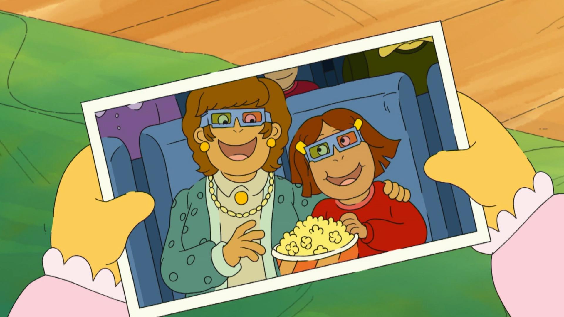 Muffy helps Francine deal with the death of her Bubbe./Arthur makes his vacation more fun.