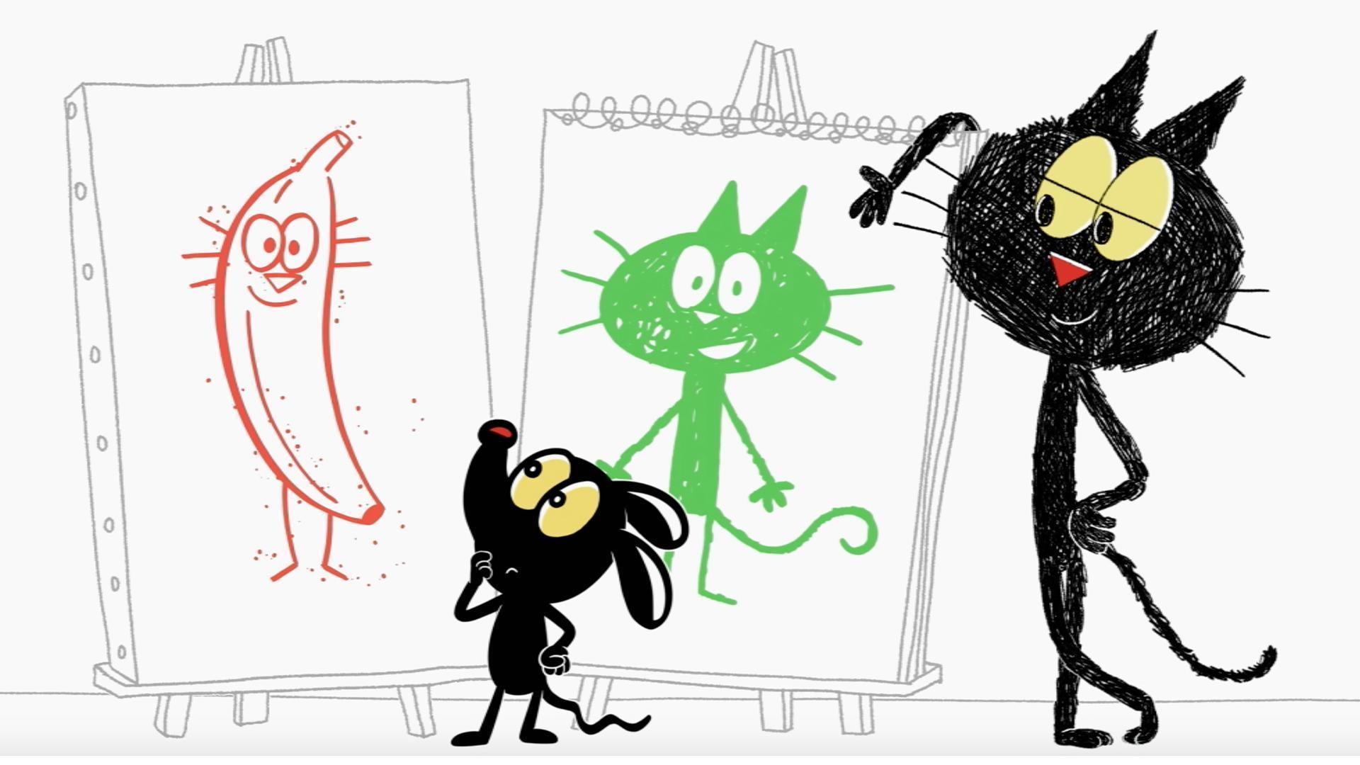 Scribbles and Ink show you how to draw Scribbles!