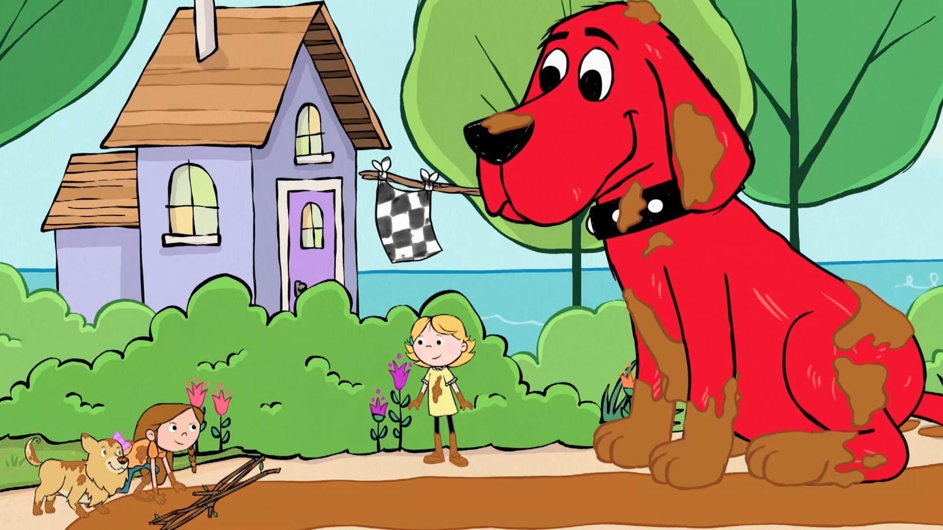 Clifford and friends play in the mud. / Samantha wants to make a movie.