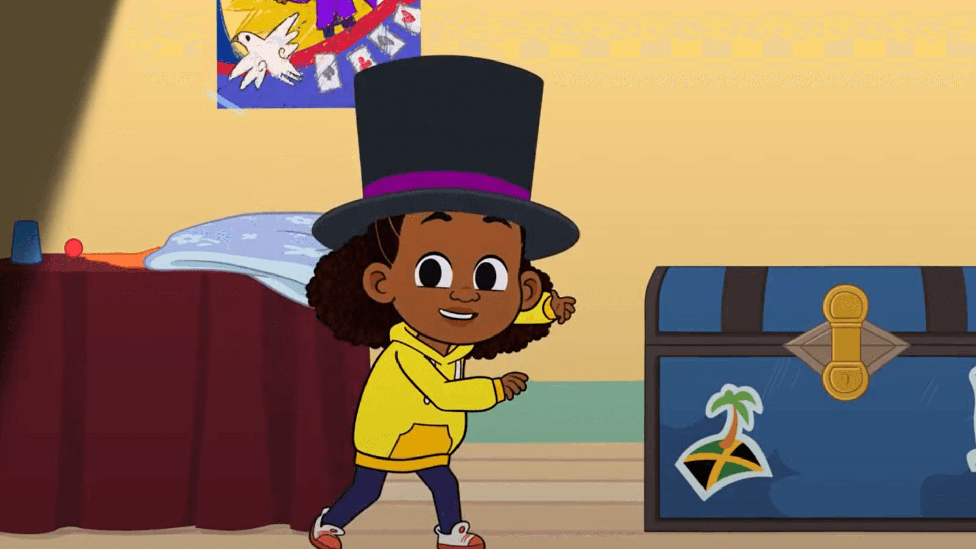 Lyla puts on a magic show for her friends and family.