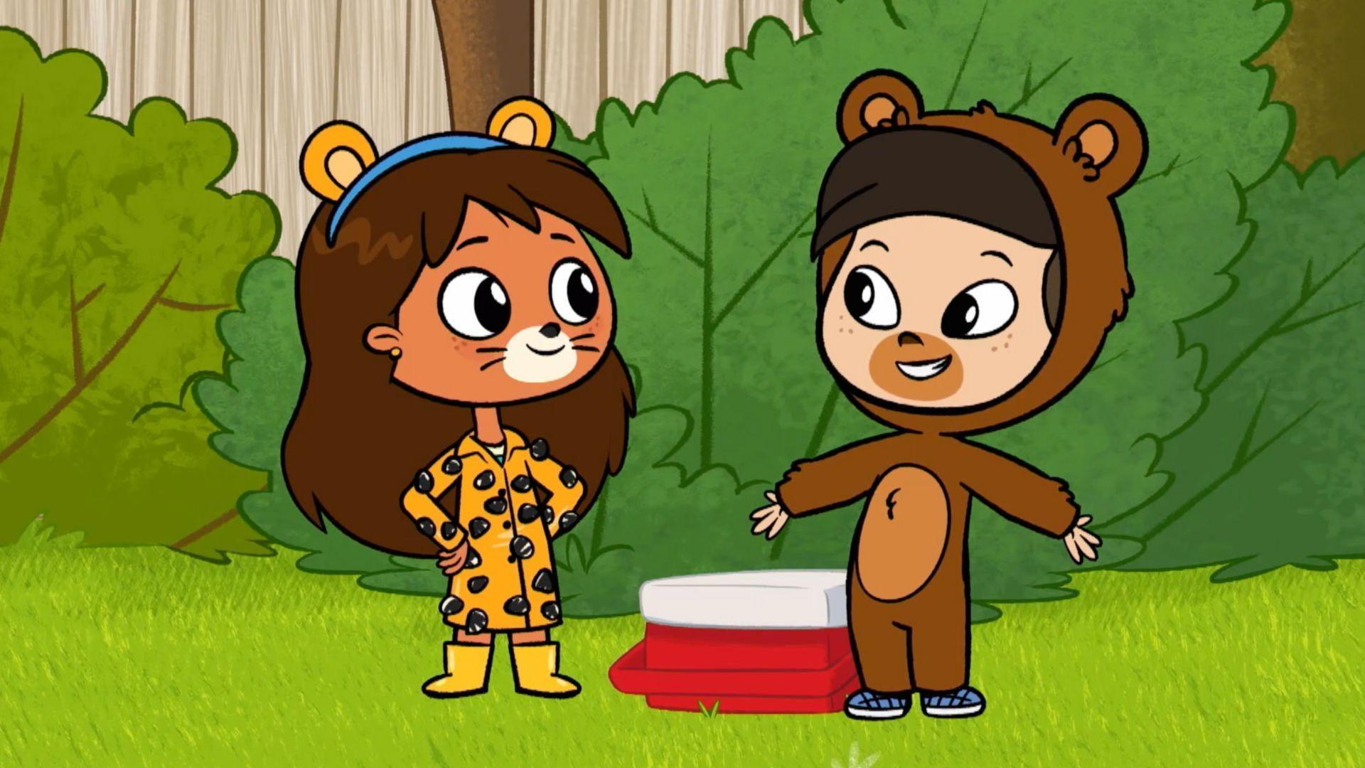 Rosie makes a dance party island. / Rosie becomes a mascot for Javi’s soccer team.