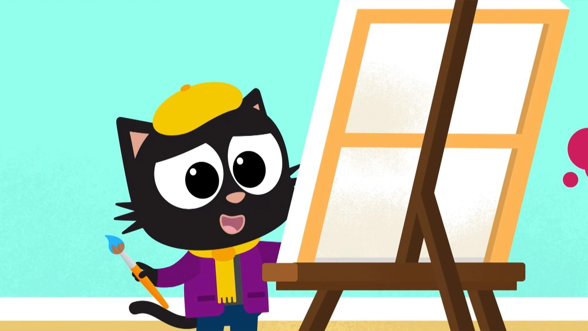 Milo, Lofty and Lark love to paint and when they join professional artist Shona in her studio, they