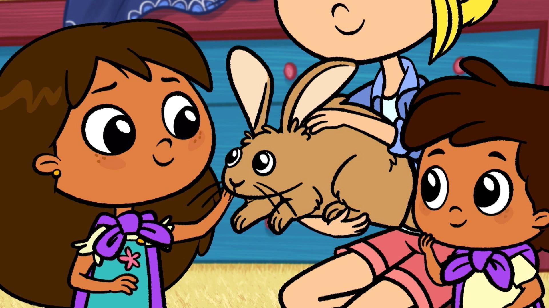 Rosie just needs to know how to take care of a bunny.