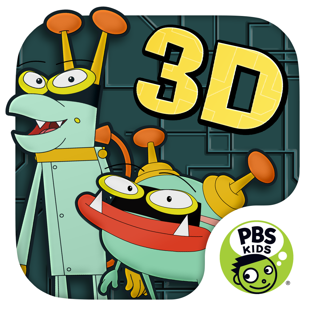 Cyberchase 3D Builder icon.