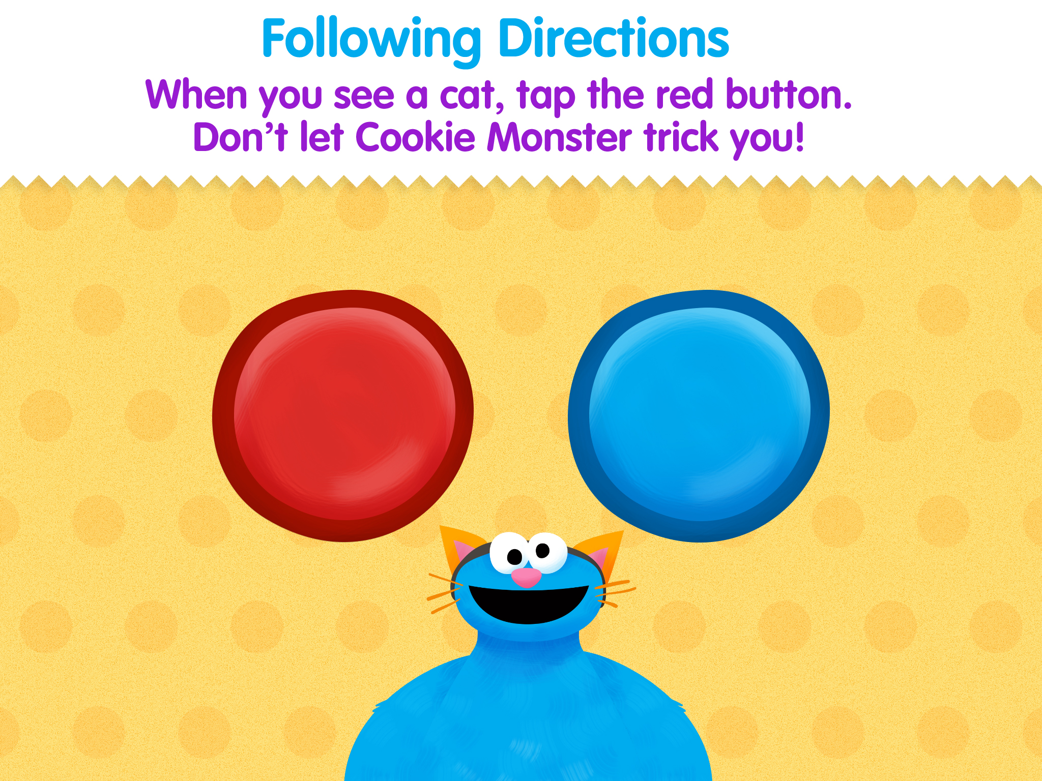 Cookie Monster's Challenge screenshot.