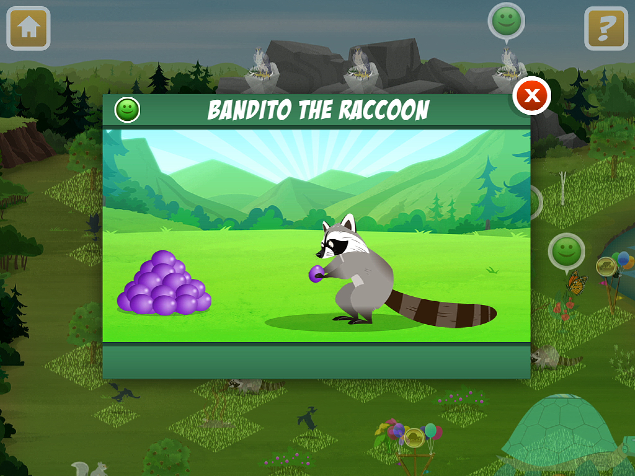 Wild Kratts Creature Math screenshot.