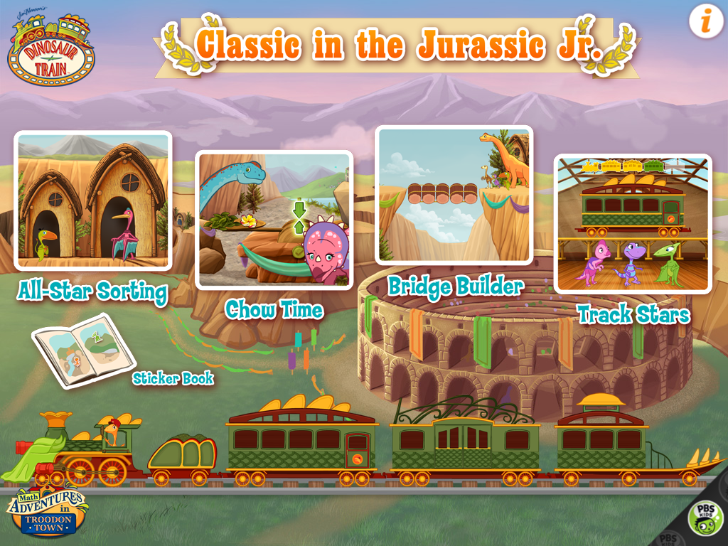 Dinosaur Train Jurassic Jr. screenshot.