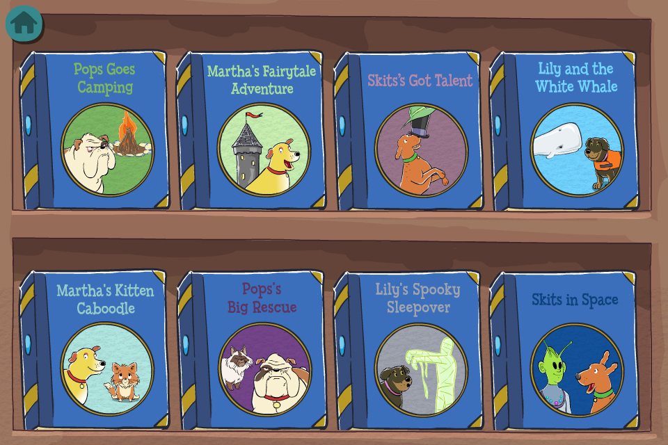 Martha Speaks Story Maker screenshot.