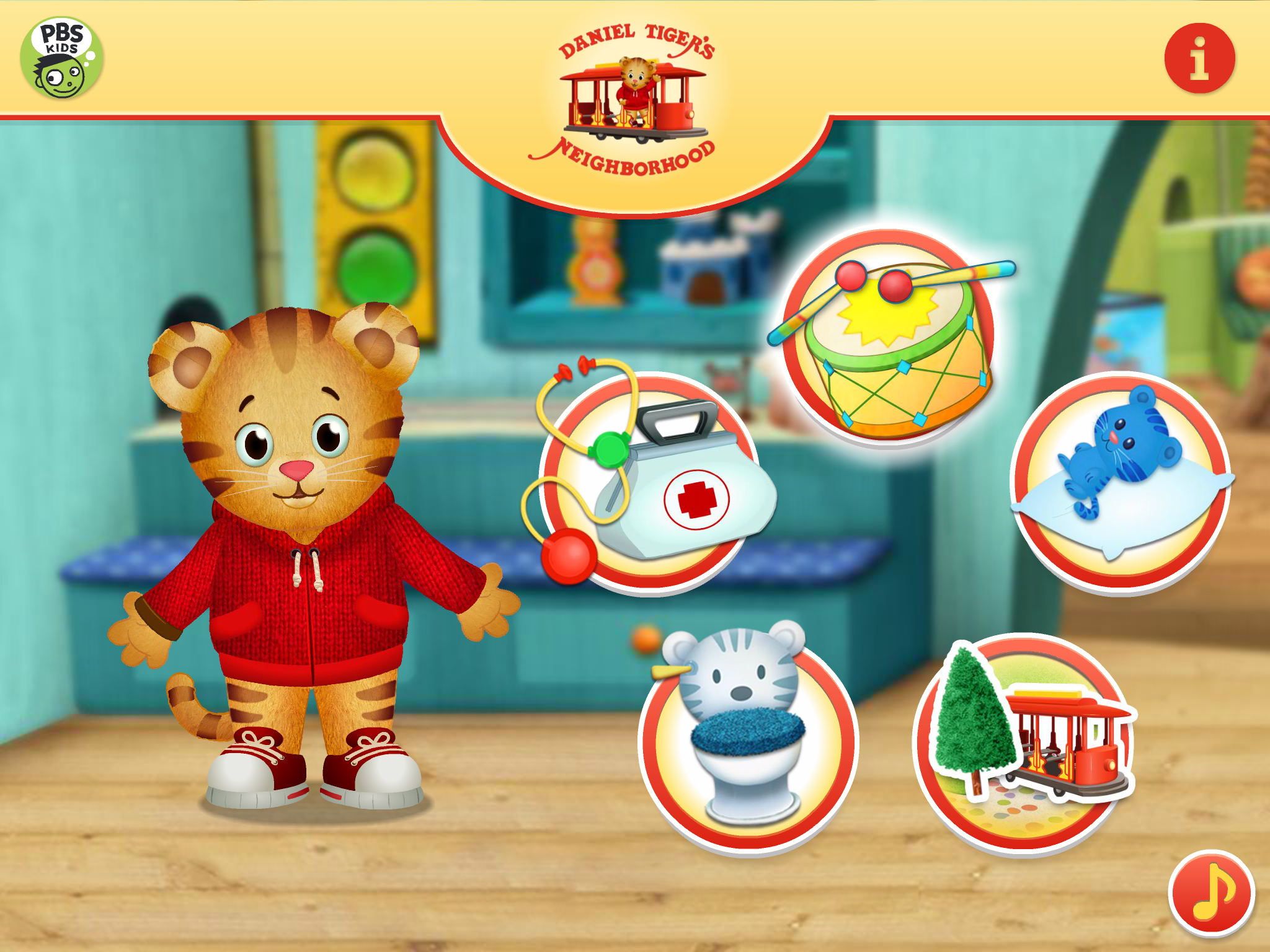 Daniel Tiger: Play at Home with Daniel screenshot.