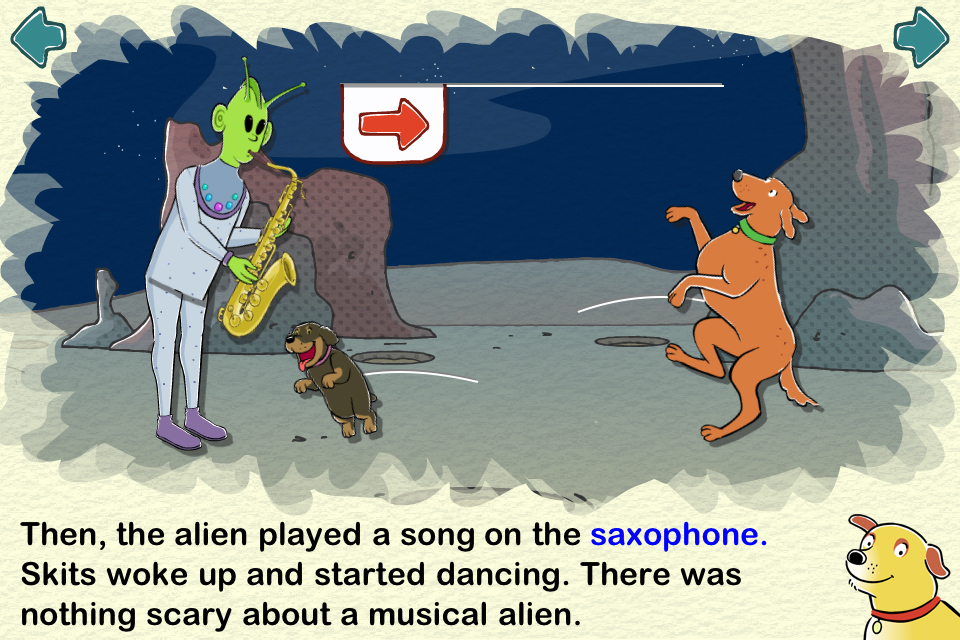Martha Speaks Story Maker screenshot.